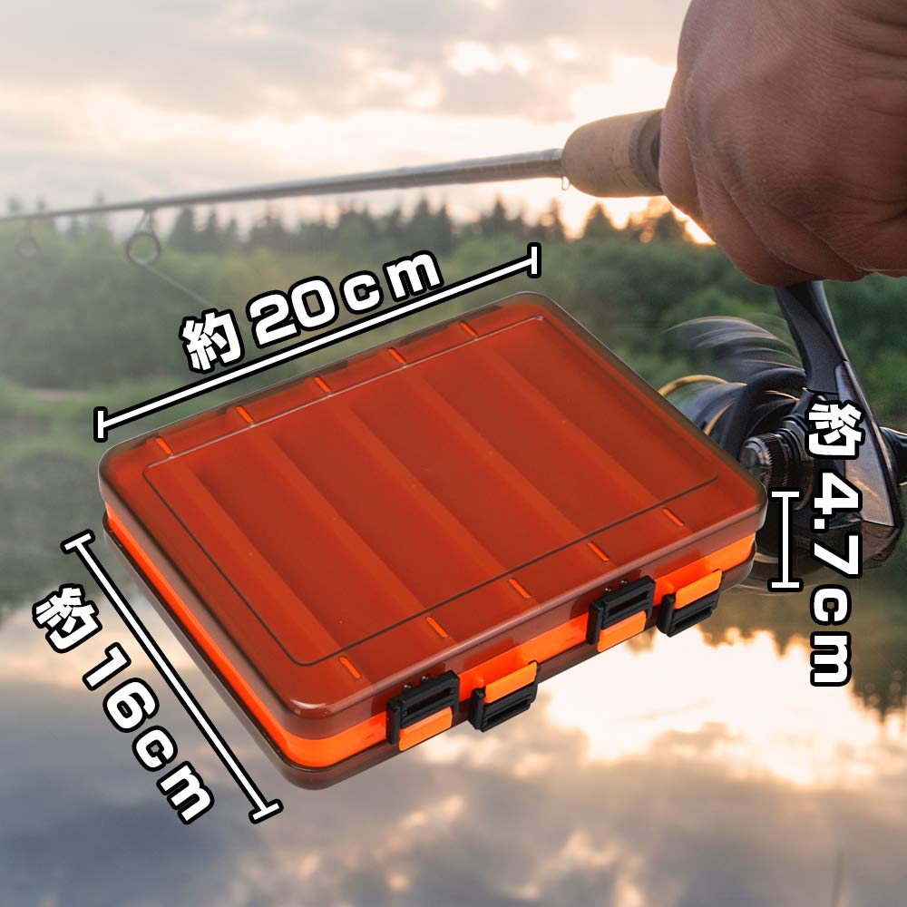 （中古）ルアー、ケースセット Amazon.co.jp: AINetJP リバーシブルタックルボックス 釣り具